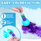 Tub Works® Bath Color Brush™ Kids Bath Bomb Set | Nontoxic & Fragrance-Free | - Image 3