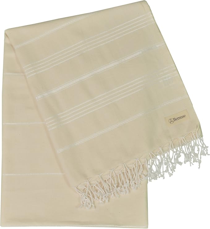 Bersuse Towels Anatolia XL Beach Blanket Throw Blanket Turkish Towel 100% - Image 4