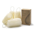 FAAY 4 Pcs Premium Natural Exfoliating Loofah Sponge: 6" Eco-friendly by FAAY