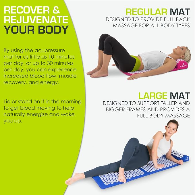 ProsourceFit Acupressure Mat and Pillow Set - Image 5
