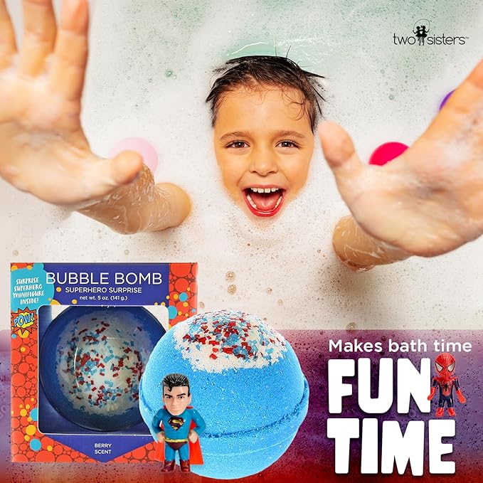 Superhero Bath Bombs for Kids & Boys - Image 2