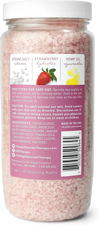 Village Naturals Therapy Glow Concentrated Mineral Bath Soak, Moroccan Melody - Image 2