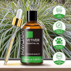 MAYJAM Premium Grade Vetiver Essential Oil - 100ML/3.38FL.OZ - Image 8