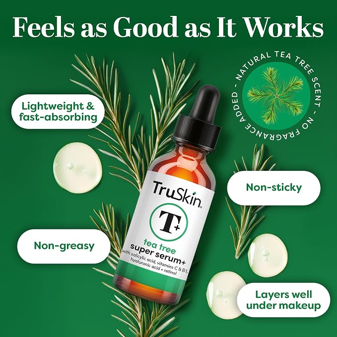 TruSkin Tea Tree Oil Acne Treatment Serum - Image 4
