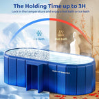 Portable Foldable Bathtub, Freestanding Bathtub No Installation, Bathroom SPA - Image 5