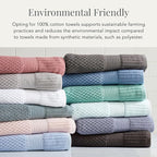 NY Loft 100% Cotton Towel Set 6 Piece | Super Soft & Absorbent Quick-Dry 2 Bath - Image 7