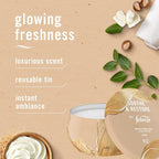 Febreze Scented Candle, Soothe & Restore Scent, 11 oz 4 Wick Candle, Single Pack - Image 2