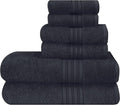 BOUTIQUO 6 Pack Cotton Towel Set, Contains 2 Bath Towels 28x55 inch, 2 Hand by BOUTIQUO