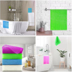 UJFQBH 4 Pieces African exfoliating net African Net Long Net Bath Sponge - Image 6