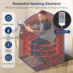 SereneLife Portable Sauna Box for Home, Infrared Sauna Tent - Image 7