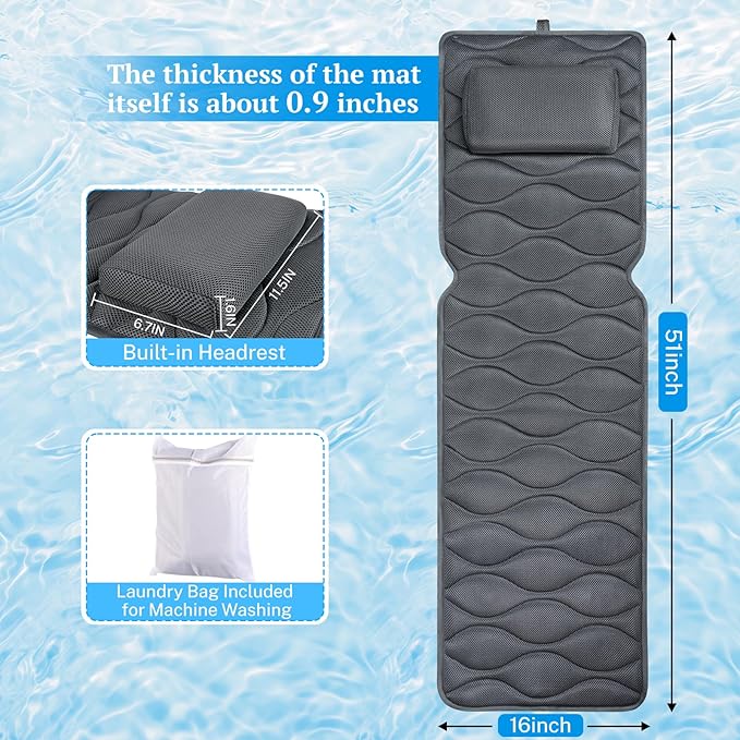 TranquilRelax Bath Pillow for Tub - Image 2