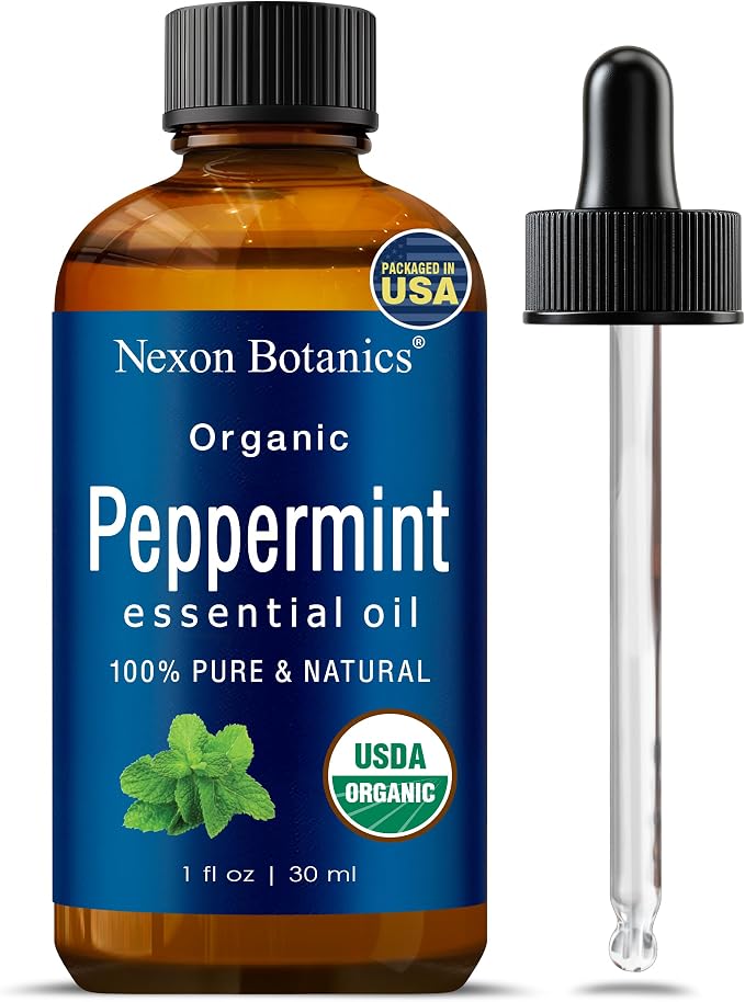 Organic Peppermint Essential Oil 30 ml by NexonBotanics