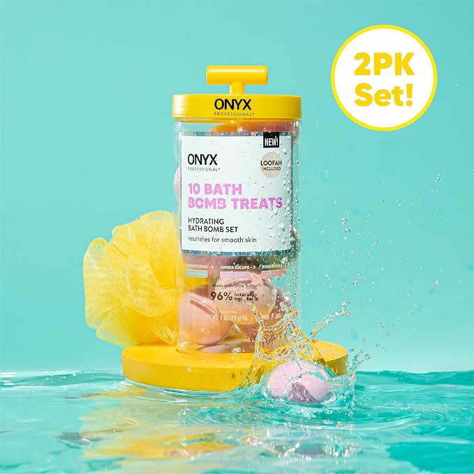 Onyx Professional Hydrating Bath Bomb Gift Set, 2 Pack - Image 5