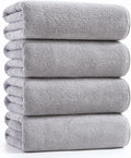 sakano 4-Piece Bath Towel Set, Quick-Dry Absorbent Lint Free & Launder Soft by Unknown