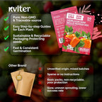 KVITER 50 Mix Sweet Mini Peppers Seeds – Mini Sweet Peppers Seed Packets Bell - Image 5