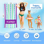 JML Custom Beach Towel with Name, Personalized Microfiber Beach Towel with Name - Image 3