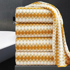 4 Piece Bath Towel Set Oversized Bath Sheet 35"x70" Bathroom Towel Extra Large by MAGGEA