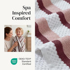 Modern Threads Pax 6-Piece Reversible Yarn Dyed Jacquard Towel Set - Image 4