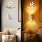 Amber Night Lights Plug into Wall, Dimmable Night Light Plug in, Modern Night - Image 3