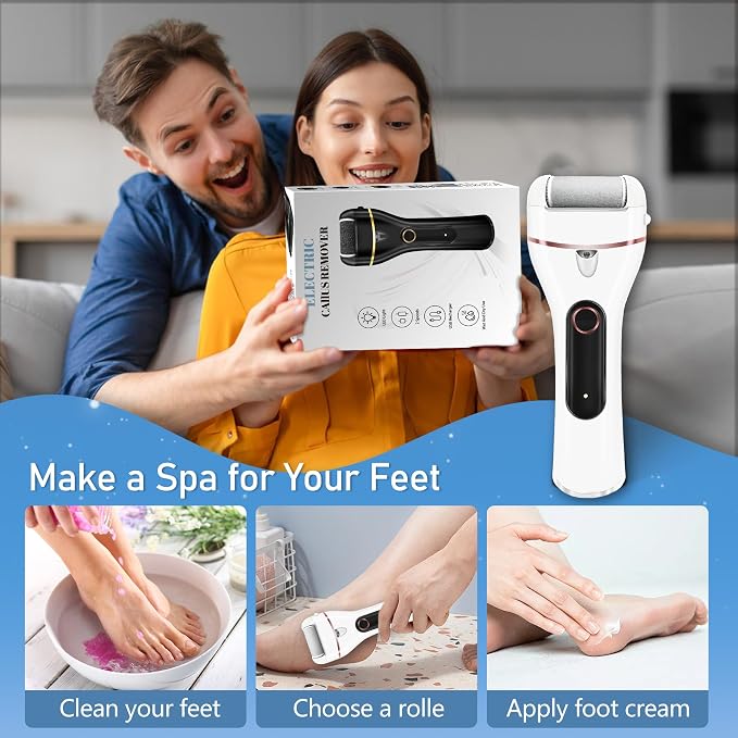 Callus Remover for Feet, Electric Foot Callus Remover Waterproof - Image 2