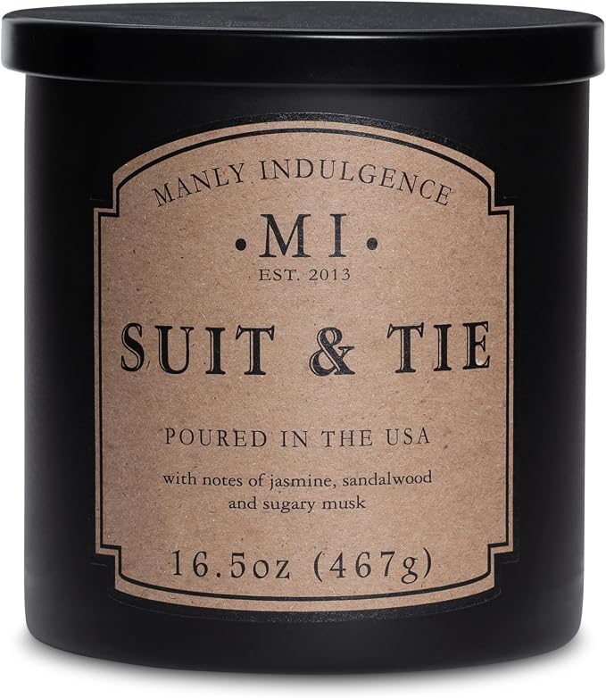 Manly Indulgence Suit & Tie Scented Candles by ManlyIndulgence