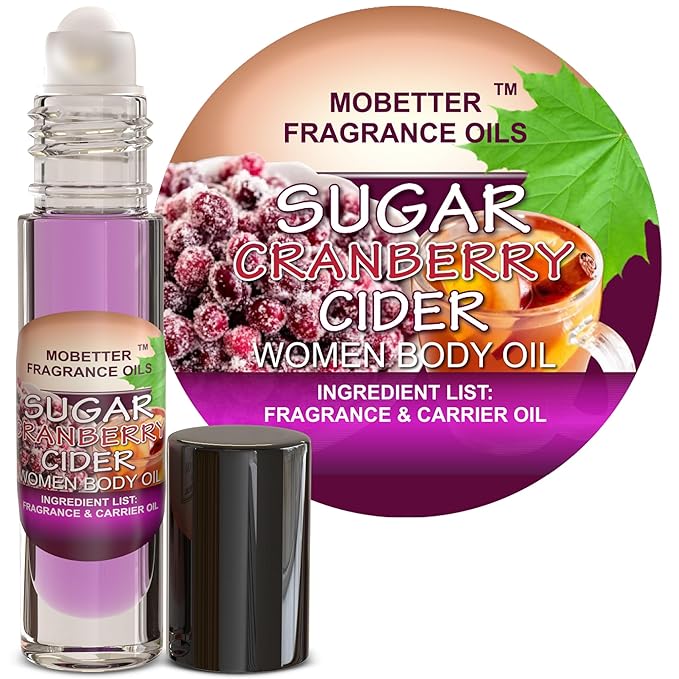 MOBETTER FRAGRANCE OILS Sugar Cranberry Cider Perfume Women Body Oil by MOBETTERFRAGRANCEOILS