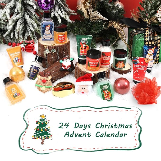 Advent Calendar 2025-24 Days of Beauty Advent Calendar, BFFLOVE Spa Gift Baskets - Image 3