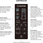 COMFIER Shiatsu Full Back Massager, Massage Chair Pad - Image 7