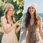 Women's Summer Beanie for Men Hat Boho Hats Adult Dwarf Hats Chemo Cap Cancer - Image 7