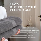 White Classic Luxury Soft Bath Sheet Towels - Image 6