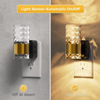 L LOHAS LED Night Light, Modern Night Lights Plug into Wall, Amber-3000K-5000K - Image 2