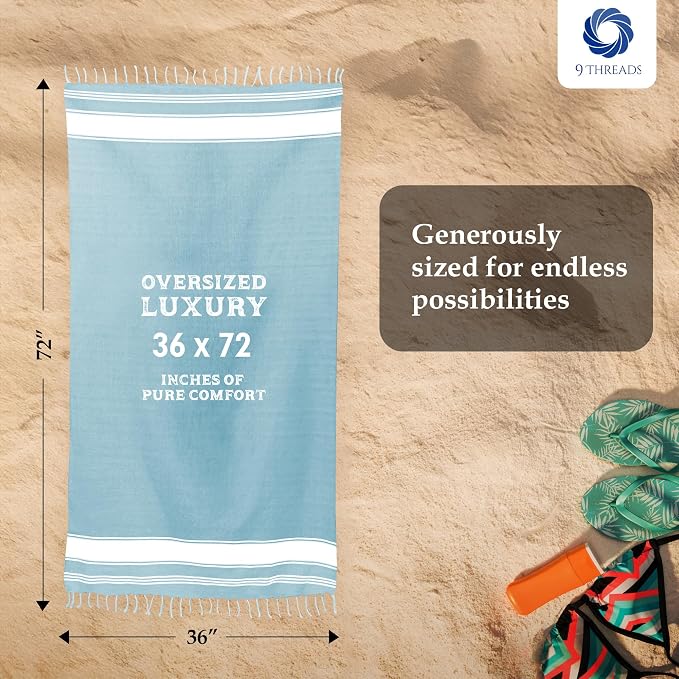 Cotton Turkish Beach Towel - Image 9