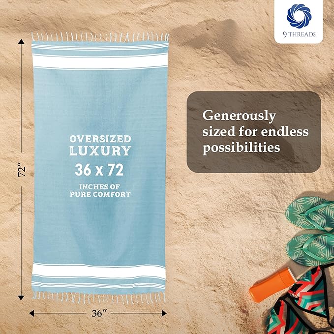 Cotton Turkish Beach Towel - Image 6