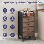 SWTYMIKI Rolling Makeup Organizer Cart - Image 6