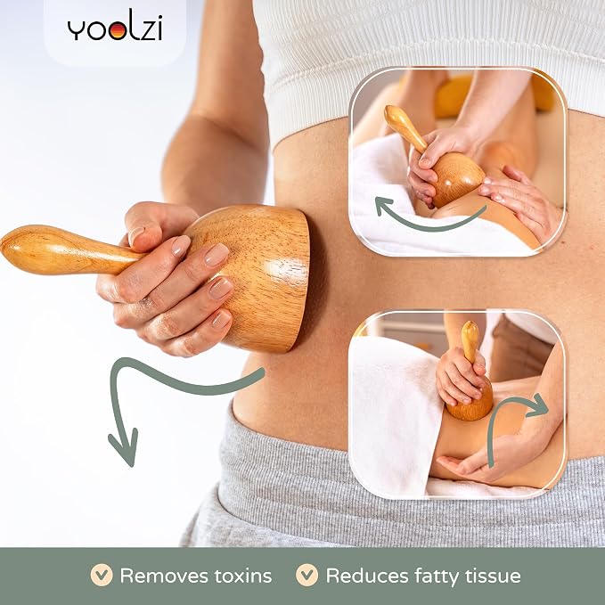 4PCS Wood Therapy Massage Tools Set - Image 5