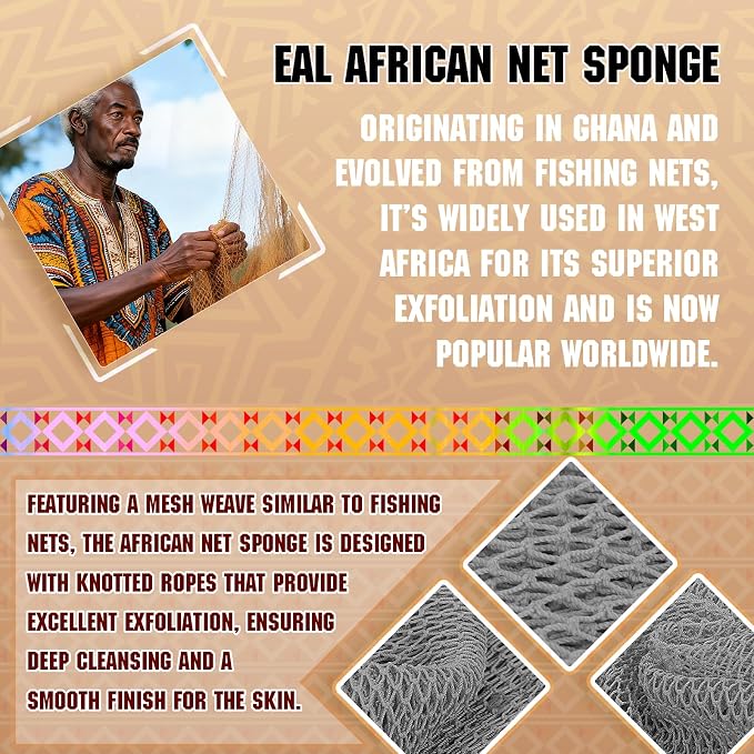 African Net Sponge Set - Image 3