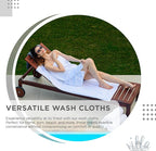 100% Cotton Wash Cloth for face & Body Set of 12, Sustainable, Highly Absorbent - Image 6