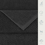 CASA COPENHAGEN EcoPop 6Pcs 100% Cotton Large Designer Towels Gift Set- Pine - Image 6