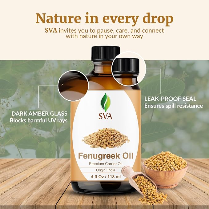 SVA Fenugreek Oil 4oz Premium Carrier Oil - Image 7