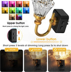 L LOHAS LED Night Lights Plug into Wall -10-Color Changing RGB Floral Night - Image 2