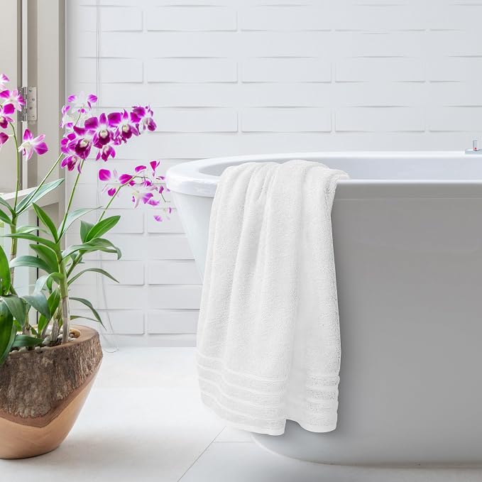 Avalon Towels Bath Towels Set of 4, Size 30 x 60 Inches - Image 3