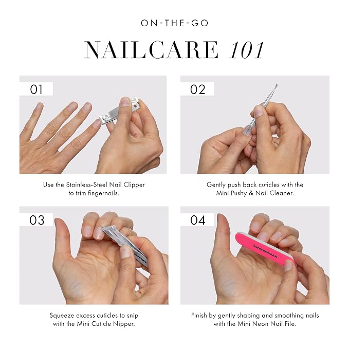 Tweezerman Mini Neon Nail Rescue Kit - Image 2