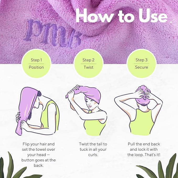 Hair Towel for Women & Kids - Image 3