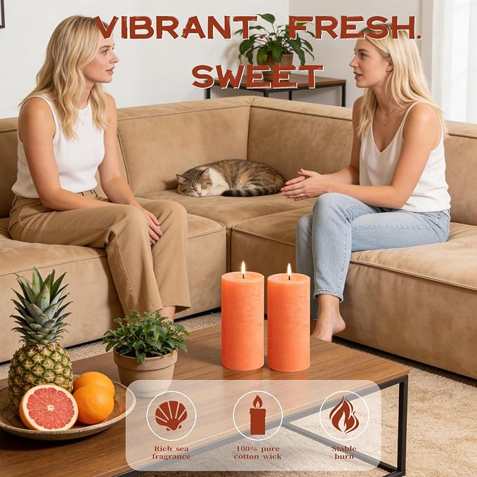 Fruity Scented Pillar Candle - Image 5