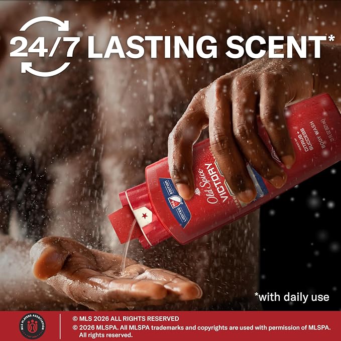 Old Spice Body Wash for Men, MLS Victory, Long Lasting Scent, Freshness that - Image 4