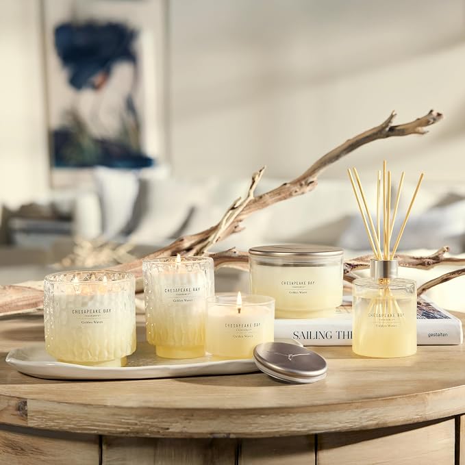 Chesapeake Bay, 14.5oz Golden Waves Scented Candle, Mood Evoking Fragrance - Image 9
