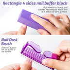 FANDAMEI Nail Files and Buffers, Nail Cuticle Remover Kit - Image 5