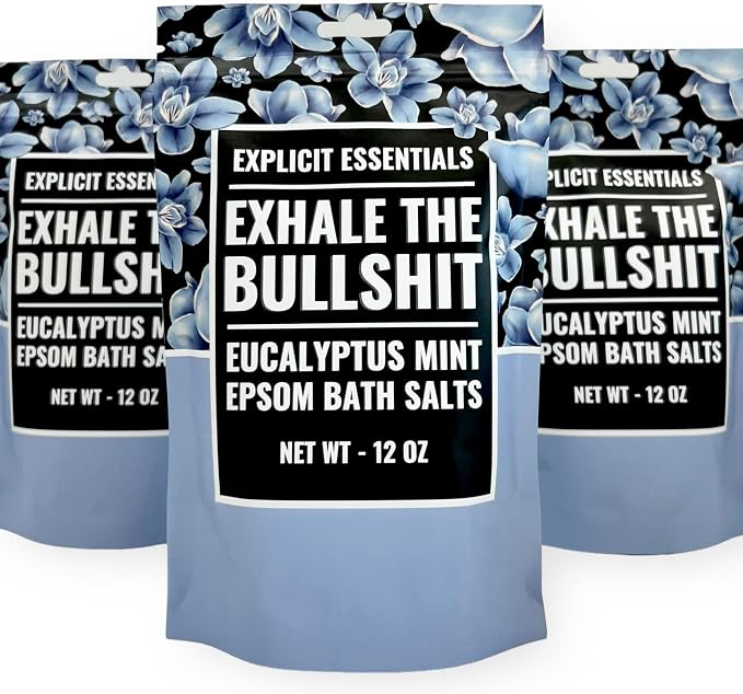 Explicit Essentials Eucalyptus Mint Epsom Bath Salts, Relaxing Aromatherapy - Image 9