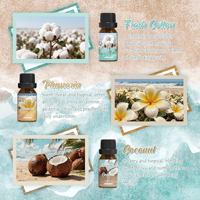 ARVIDSSON Summer Essential Oils Set, Tropical Fragrance Oil - Image 4