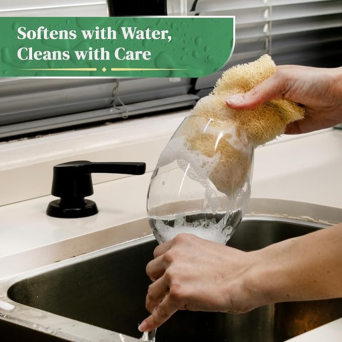 Natural Loofah Kitchen Sponge - Image 6